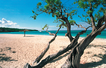 idyllischer Sandstrand in Kuba